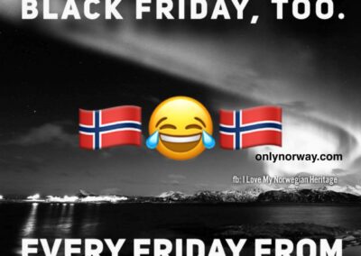 Norwegian Funny meme - Black Friday