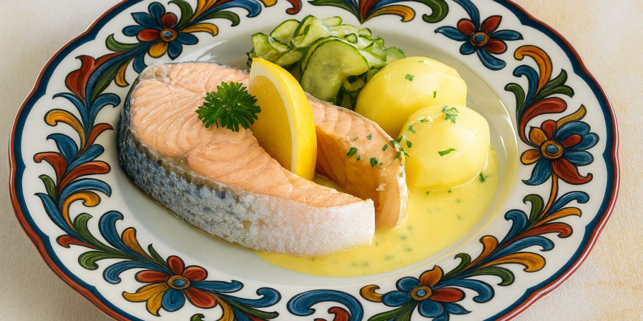 Traditional Norwegian Boiled Salmon Recipe – Kokt Laks