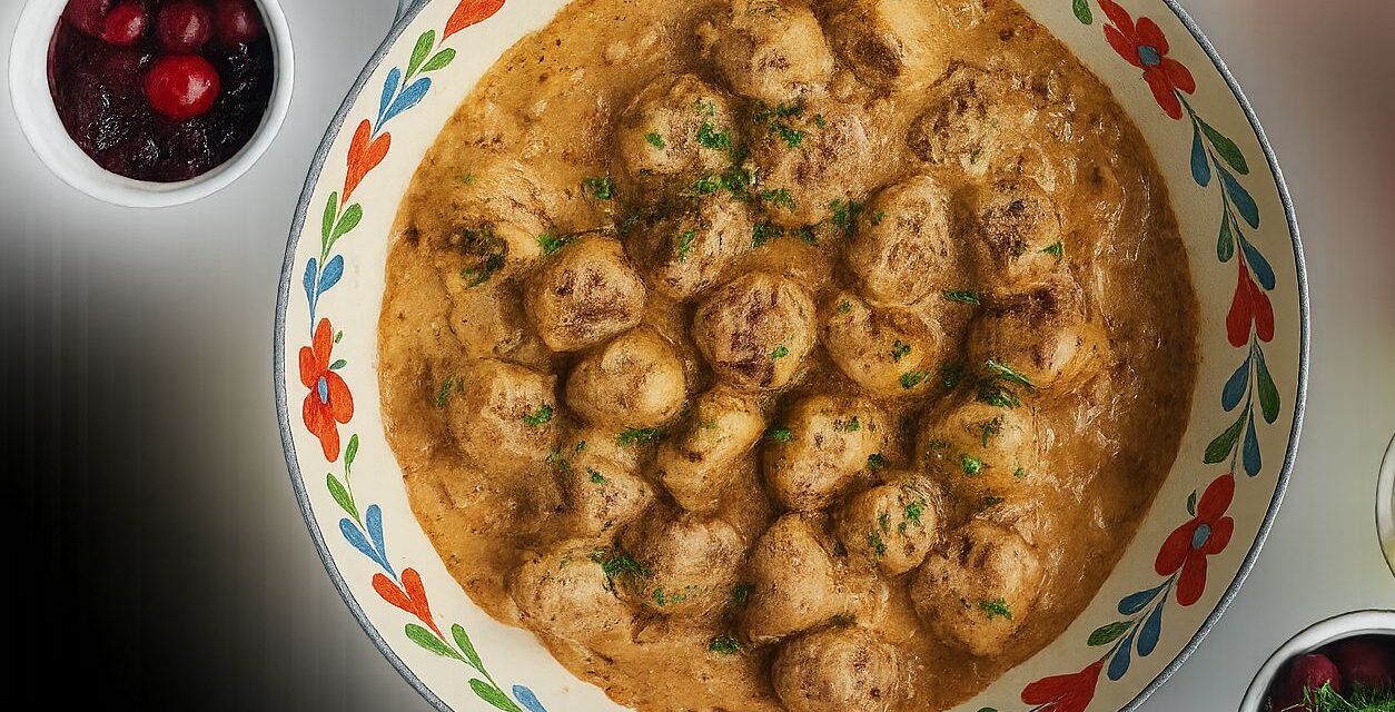 Norwegian Meat Balls and Gravy (KJØTTKAKER)
