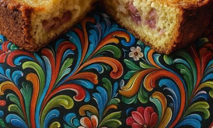 Norwegian Rhubarb Cake